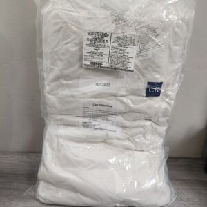 Calvin Klein CK White Cal King Mattress Pad Cover Protector Quilted Packaged NEW